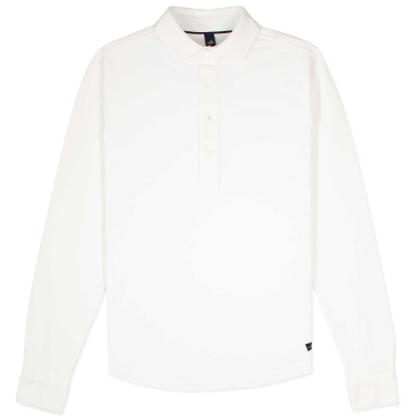 Stone Long Sleeve Pique Polo Shirt