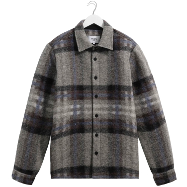 Nolan Check Wool Overshirt