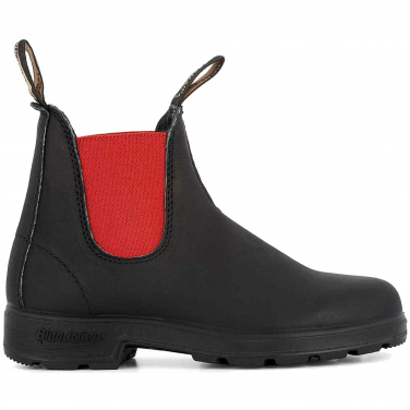 508 Black Red Chelsea Boots