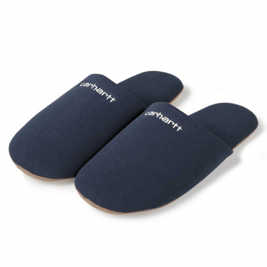 Script Embroidery Slippers