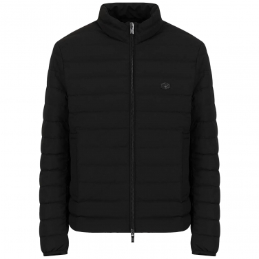 Quilted Nylon Zip Down Jacket
