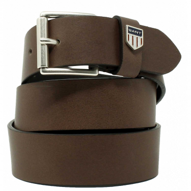 Retro Shield Leather Belt