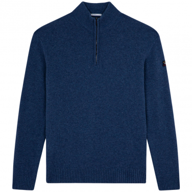 Half Zip Shetland Sweater