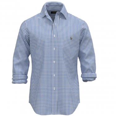Custom Fit Gingham Oxford Shirt