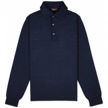 Extrafine Merino Wool Polo Shirt