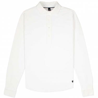 Stone Long Sleeve Pique Polo Shirt