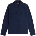 Textured Zip-Through Overshirt