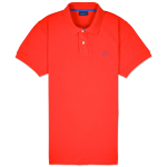 Contrast Collar Pique Polo Shirt