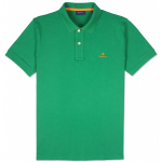 Contrast Collar Pique Polo Shirt