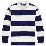 Big Fit Striped Jersey Rugby Shirt