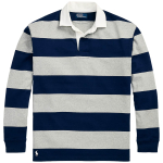 Big Fit Striped Jersey Rugby Shirt