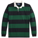 Big Fit Striped Jersey Rugby Shirt