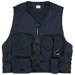 C.P.COMPANY 20SS “50 Fili” Utility Vest cp-company-50-fili-lens-
