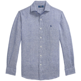 royal blue fitted tube dress Polo Ralph Lauren Custom Fit Striped Oxford Shirt