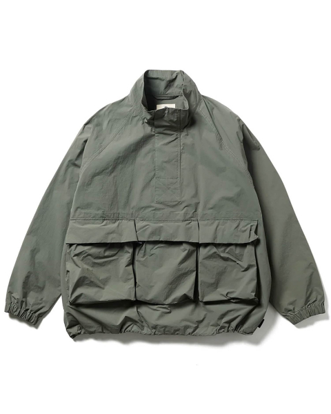Snow Peak Nylon Tussah Anorak in Light Olive for Men